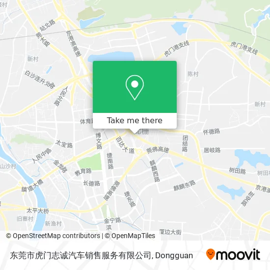 东莞市虎门志诚汽车销售服务有限公司 map