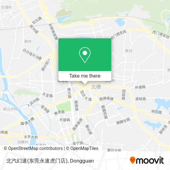 北汽幻速(东莞永速虎门店) map