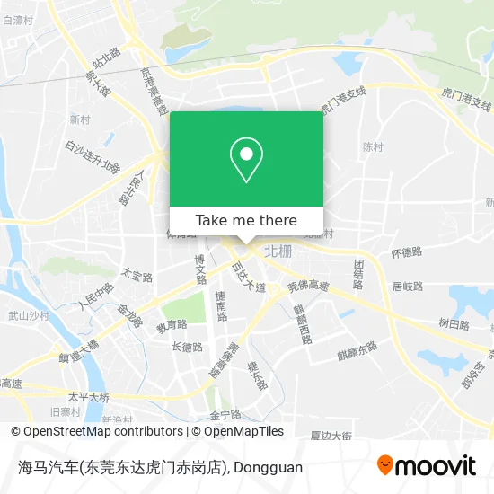 海马汽车(东莞东达虎门赤岗店) map
