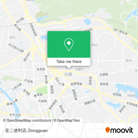 亚二便利店 map