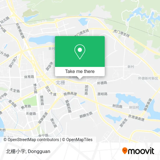 北栅小学 map