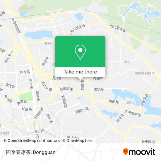 四季春凉茶 map