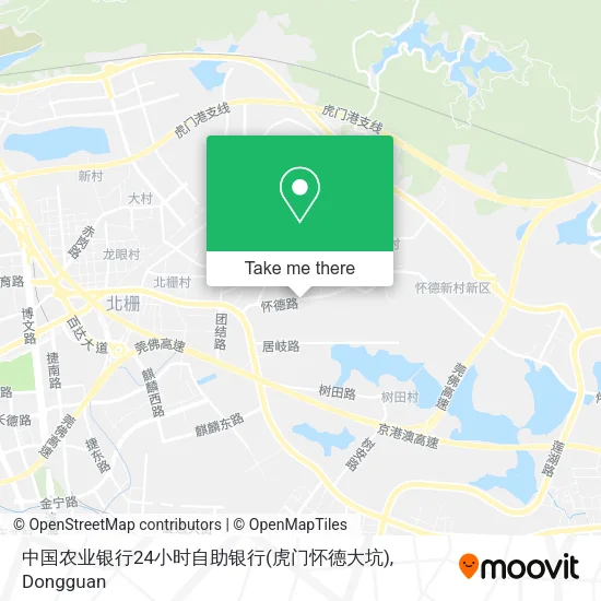 中国农业银行24小时自助银行(虎门怀德大坑) map