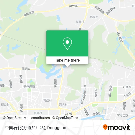 中国石化(万通加油站) map