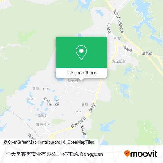 恒大美森美实业有限公司-停车场 map