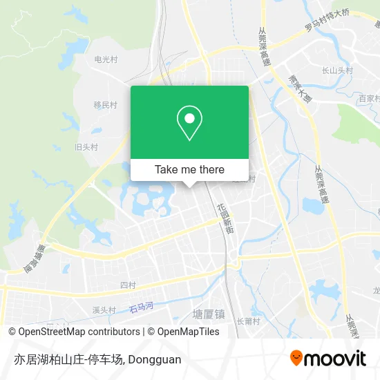 亦居湖柏山庄-停车场 map