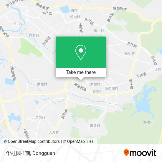 华桂园-1期 map