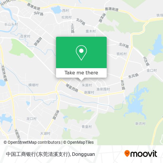 中国工商银行(东莞清溪支行) map