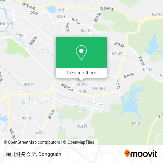 御鹿健身会所 map