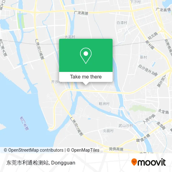 东莞市利通检测站 map