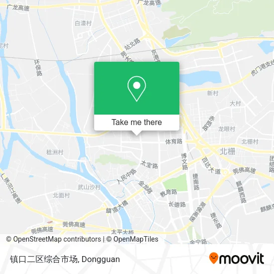 镇口二区综合市场 map
