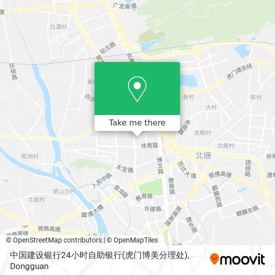 中国建设银行24小时自助银行(虎门博美分理处) map