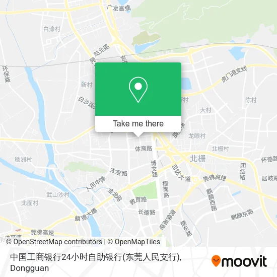 中国工商银行24小时自助银行(东莞人民支行) map