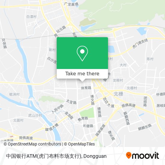 中国银行ATM(虎门布料市场支行) map