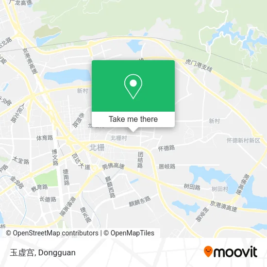 玉虚宫 map