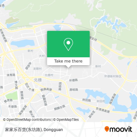 家家乐百货(东坊路) map