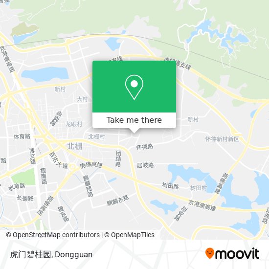 虎门碧桂园 map