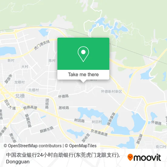 中国农业银行24小时自助银行(东莞虎门龙眼支行) map