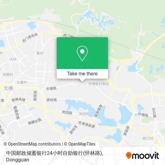中国邮政储蓄银行24小时自助银行(怀林路) map