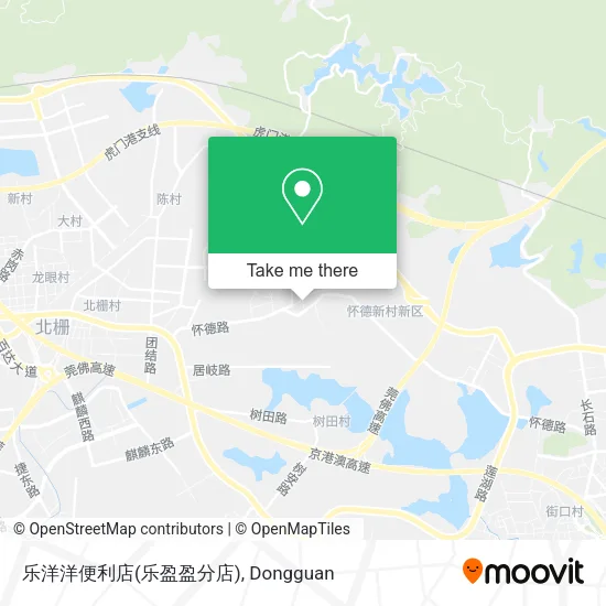 乐洋洋便利店(乐盈盈分店) map