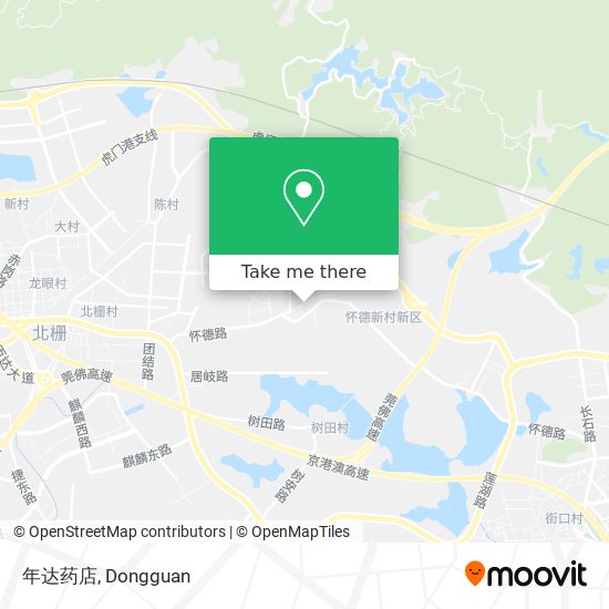 年达药店 map