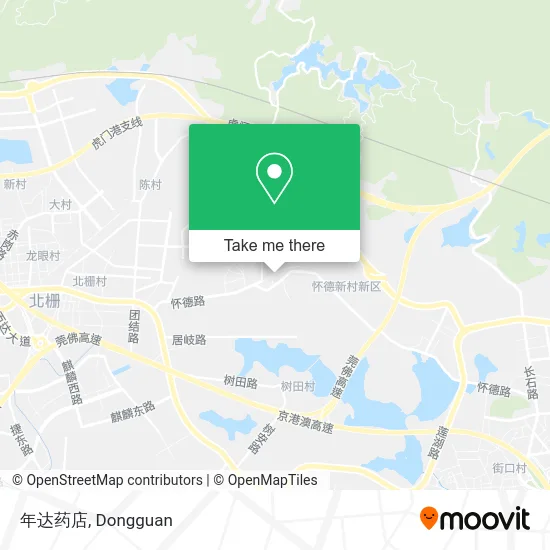 年达药店 map