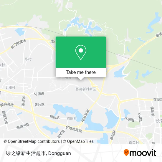 绿之缘新生活超市 map