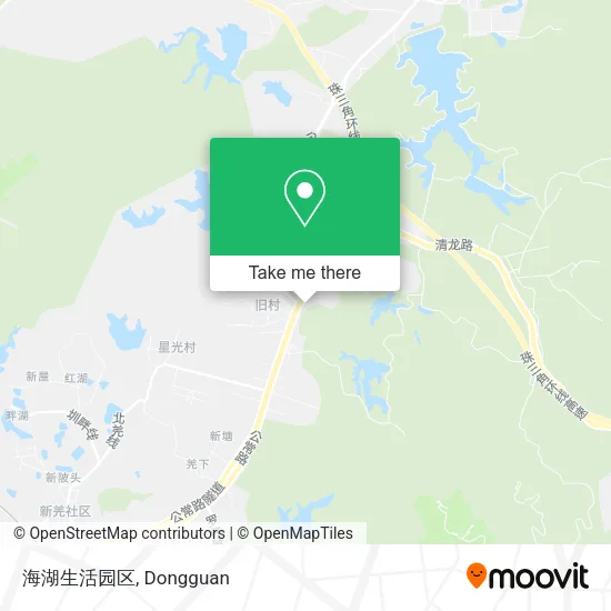 海湖生活园区 map
