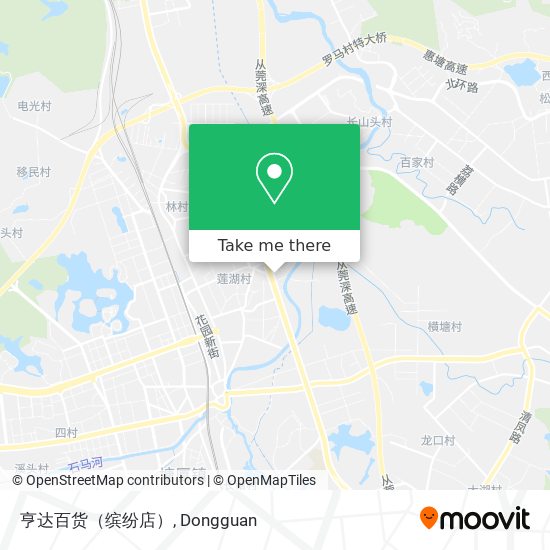 亨达百货（缤纷店） map