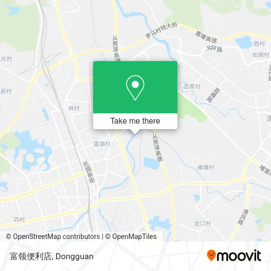 富领便利店 map