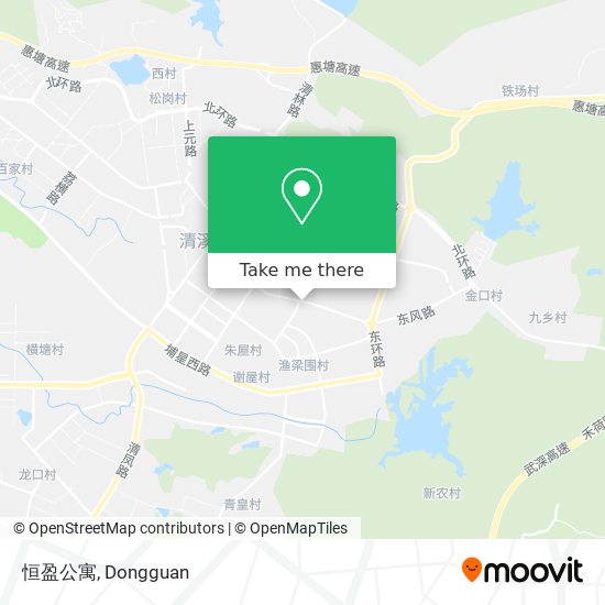 恒盈公寓 map