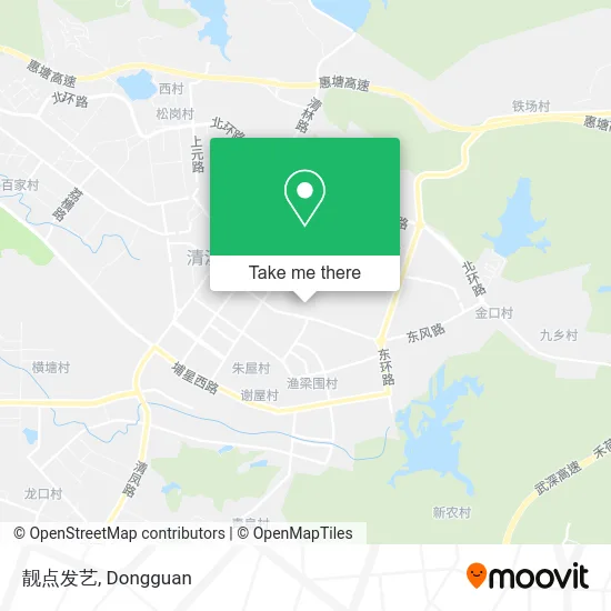 靓点发艺 map