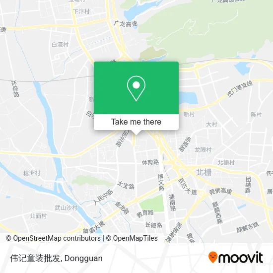 伟记童装批发 map