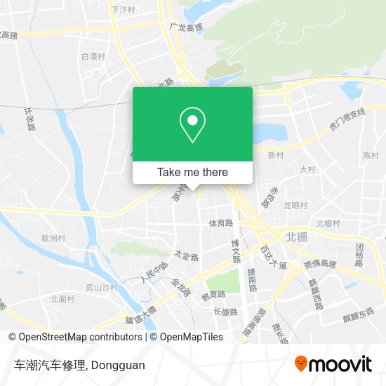 车潮汽车修理 map