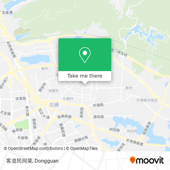 客道民间菜 map