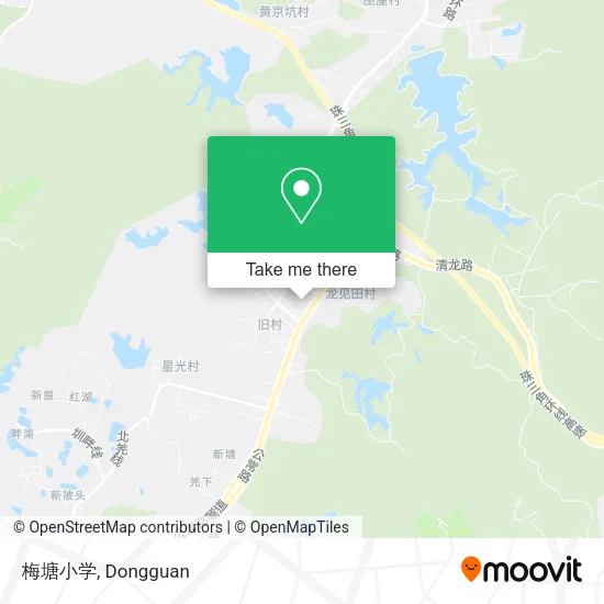 梅塘小学 map