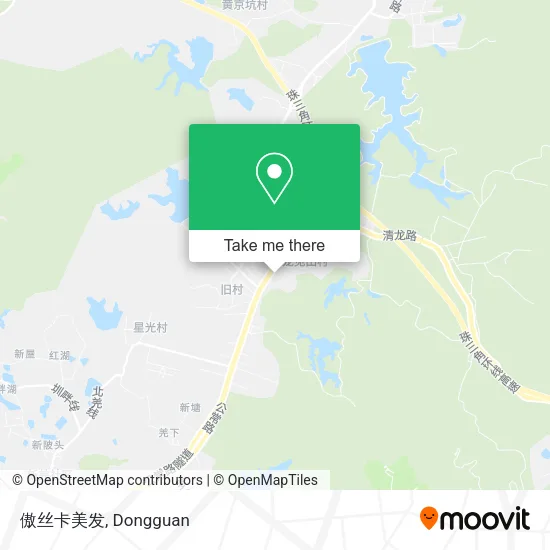 傲丝卡美发 map