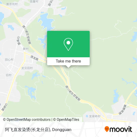 阿飞直发染烫(长龙分店) map
