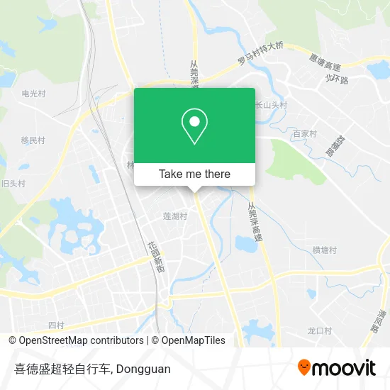 喜德盛超轻自行车 map