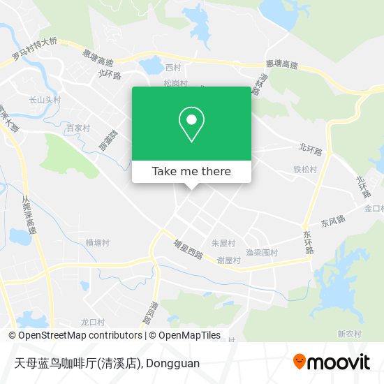 天母蓝鸟咖啡厅(清溪店) map