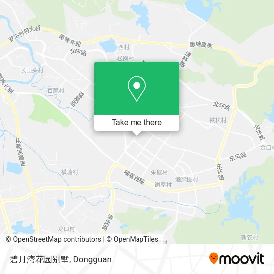 碧月湾花园别墅 map