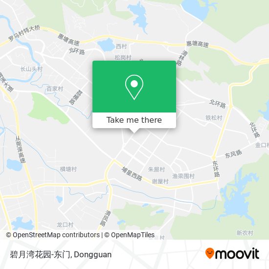 碧月湾花园-东门 map