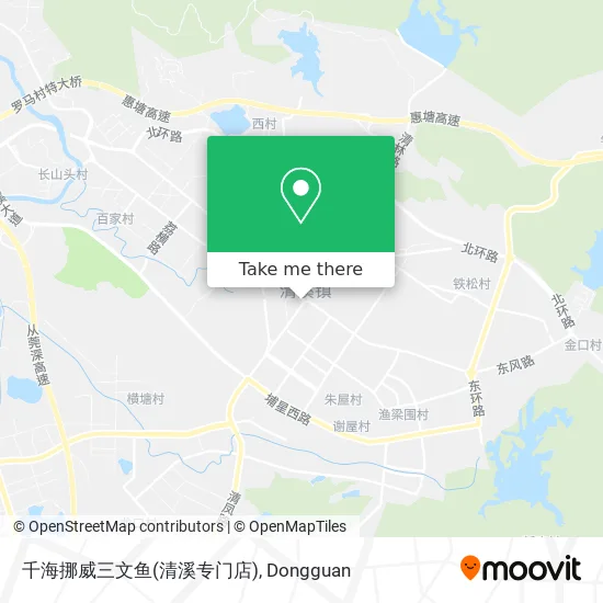 千海挪威三文鱼(清溪专门店) map