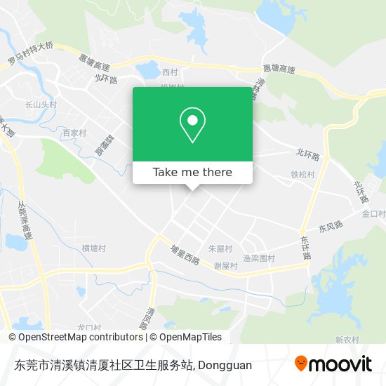 东莞市清溪镇清厦社区卫生服务站 map