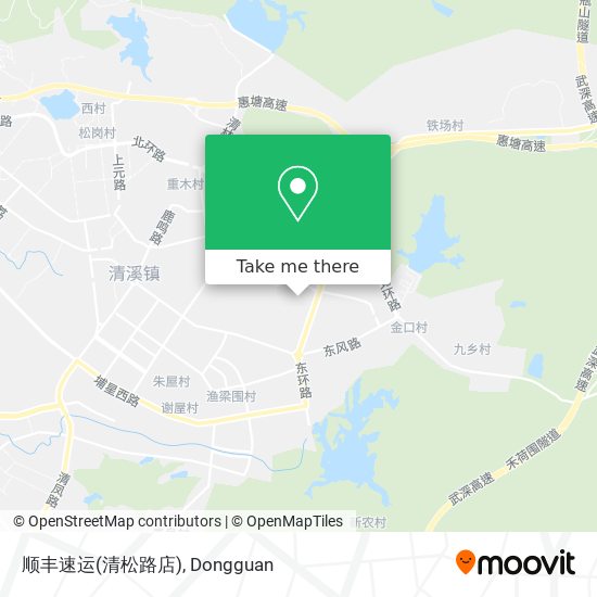 顺丰速运(清松路店) map