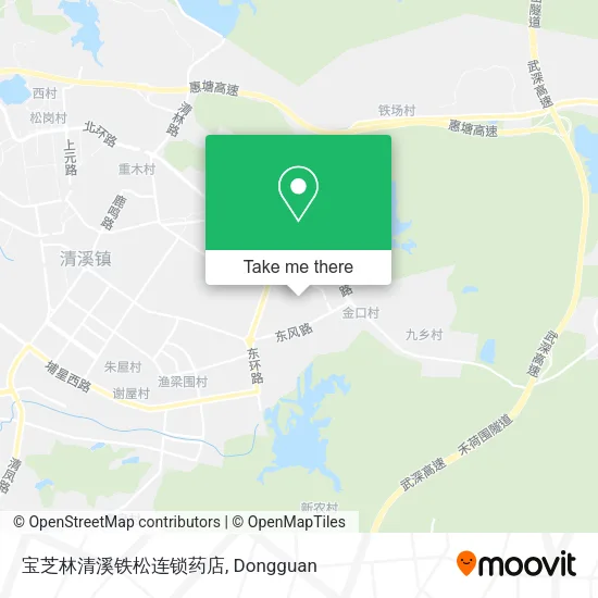 宝芝林清溪铁松连锁药店 map