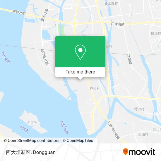 西大坦新区 map