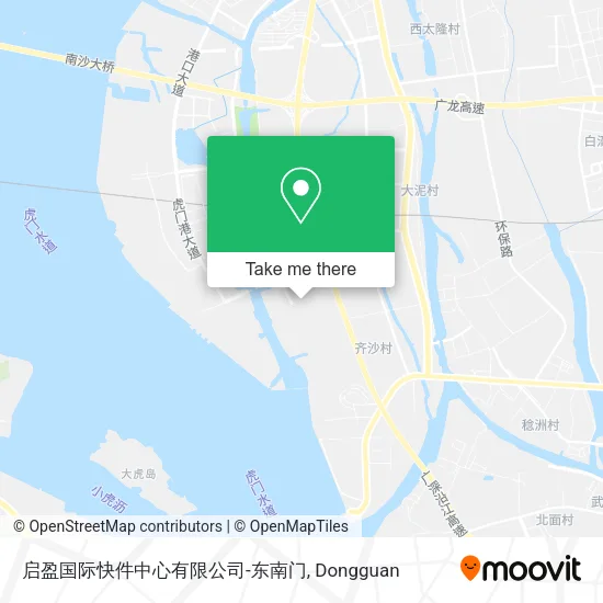 启盈国际快件中心有限公司-东南门 map