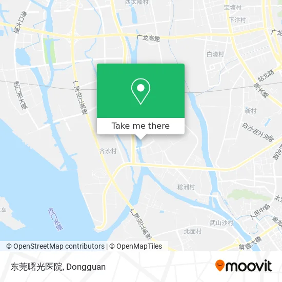 东莞曙光医院 map