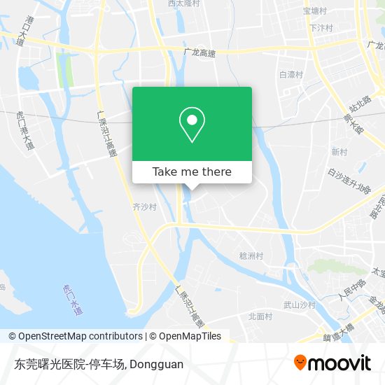 东莞曙光医院-停车场 map